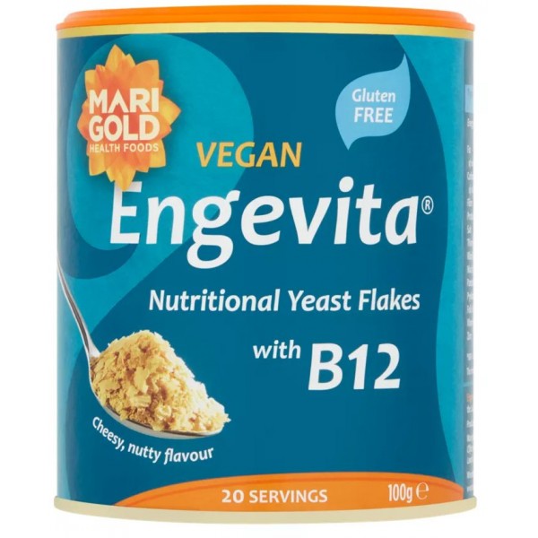 Engevita Yeast Flakes with B12 (100g)